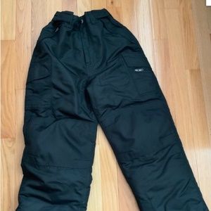Cherokee Boy  Black Snow Pants Size M Pockets Ski Winter Snowboarding